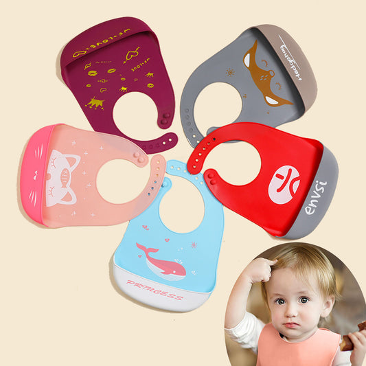 Silicone baby bib